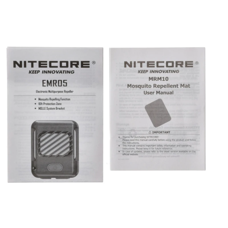 Odstraszacz komarów Nitecore EMR05 Fumigator piaskowy 5 metrów USB-C