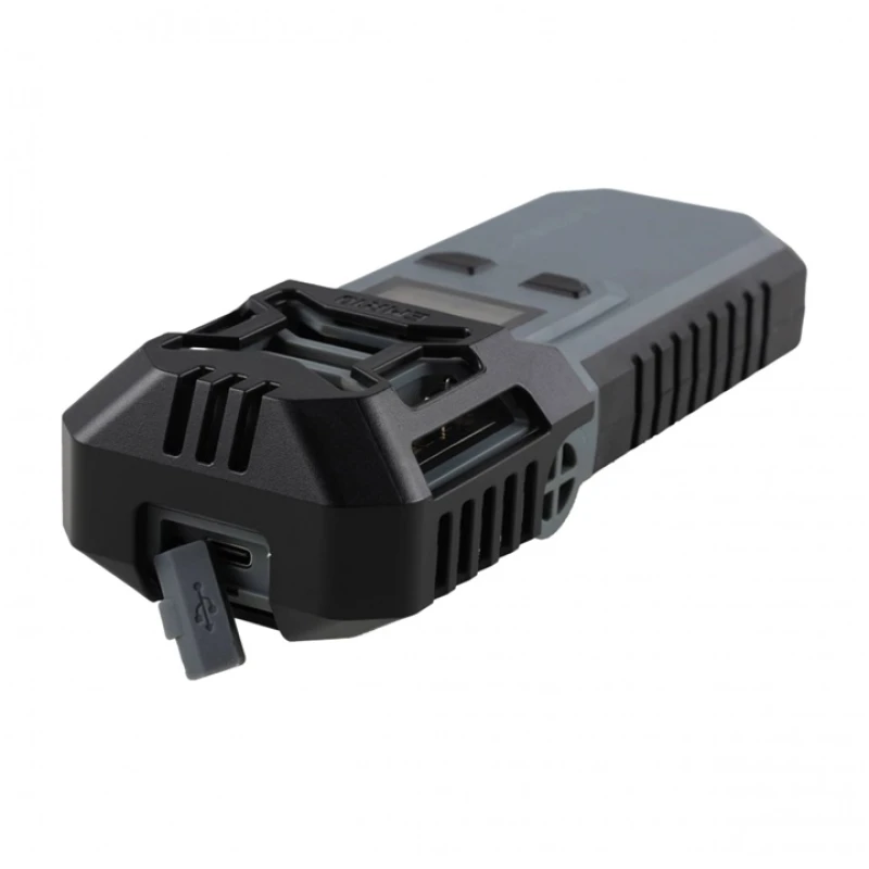Odstraszacz komarów, owadów Nitecore EMR10 Fumigator czarny do 12h, 5 m USB-C + USB-A Powerbank 