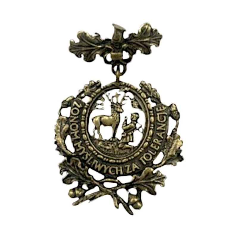 Odznaka Medal Żonom Myśliwych za Tolerancję z brązu wraz z DYPLOMEM