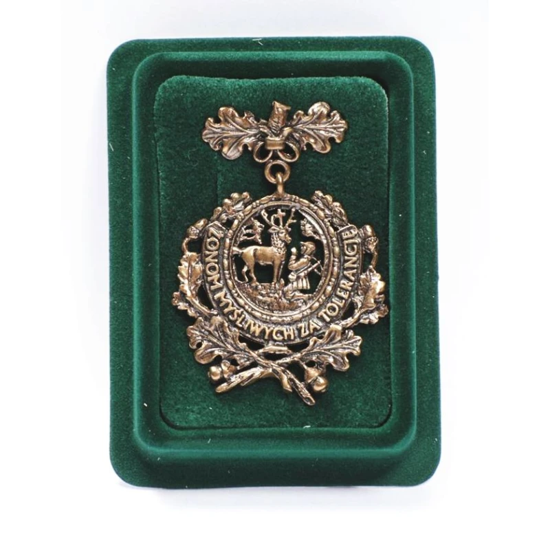 Odznaka Medal Żonom Myśliwych za Tolerancję z brązu wraz z DYPLOMEM