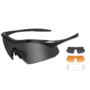 Okulary balistyczne Wiley X Vapor Comm 2.5 Set 3in1 Matte Black 3552