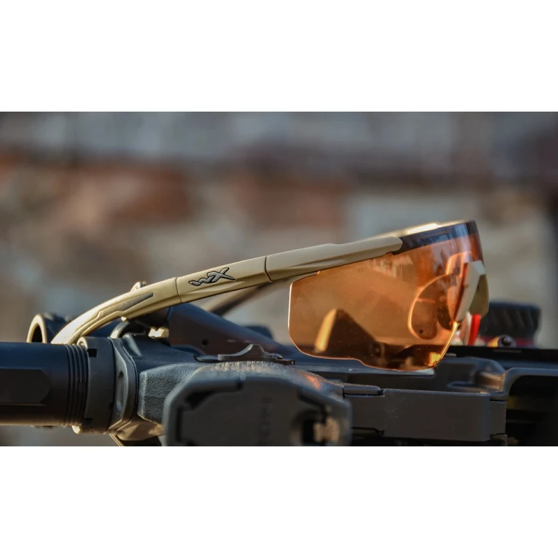 Okulary Wiley X Saber Advanced Tan Frame 308T wymienne szybki 