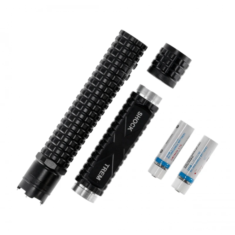 Paralizator Piranha Xtrem 8 mln V - latarka w formie pałki