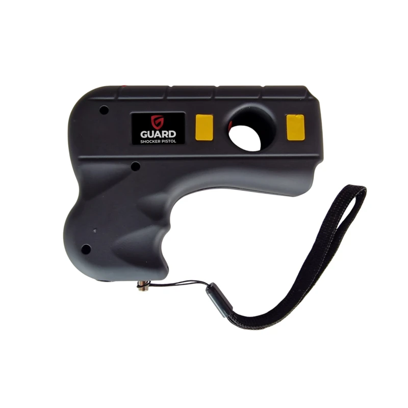 Paralizator z latarką GUARD Shocker Pistol, zawleczka bezpieczeństwa, ładowarka 230V YC-1305