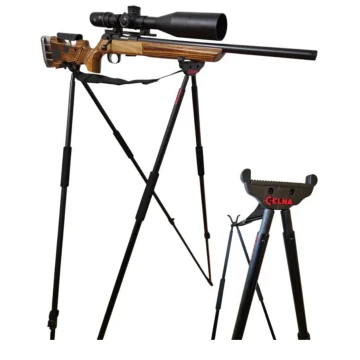 Pastorał myśliwski Celna - 4 nogi, 2 punkty, czarny 