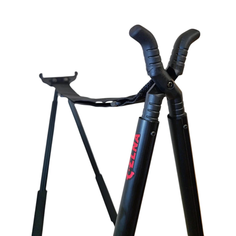 Pastorał myśliwski Celna - 4 nogi, 2 punkty, czarny 