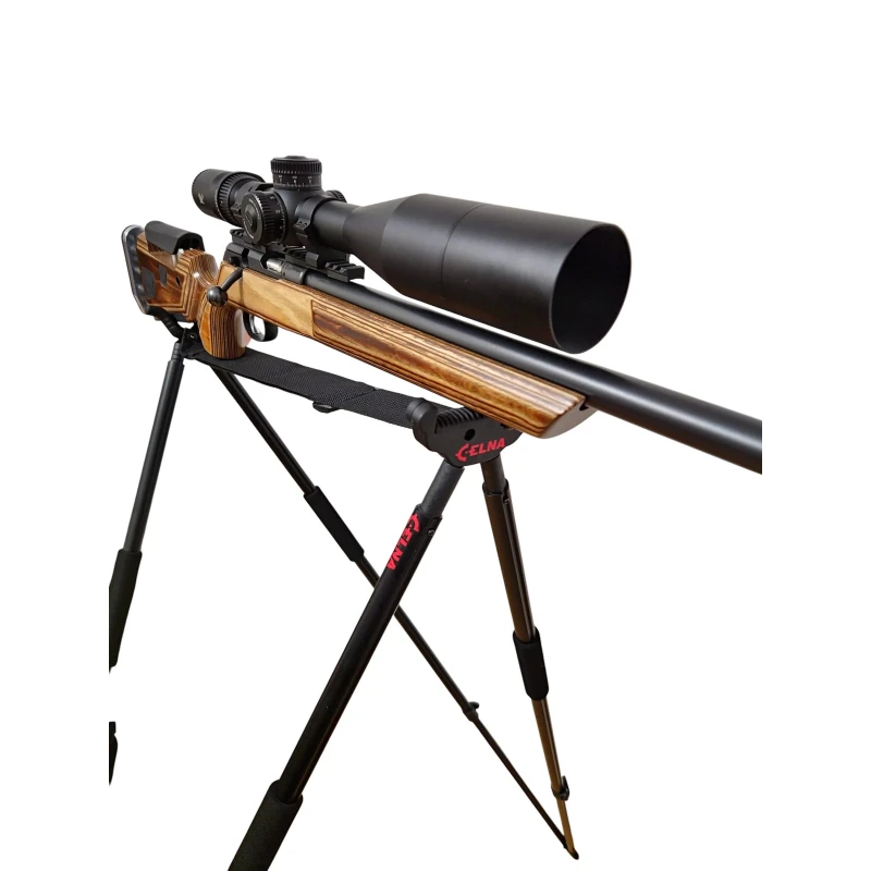 Pastorał myśliwski Celna - 4 nogi, 2 punkty, czarny 