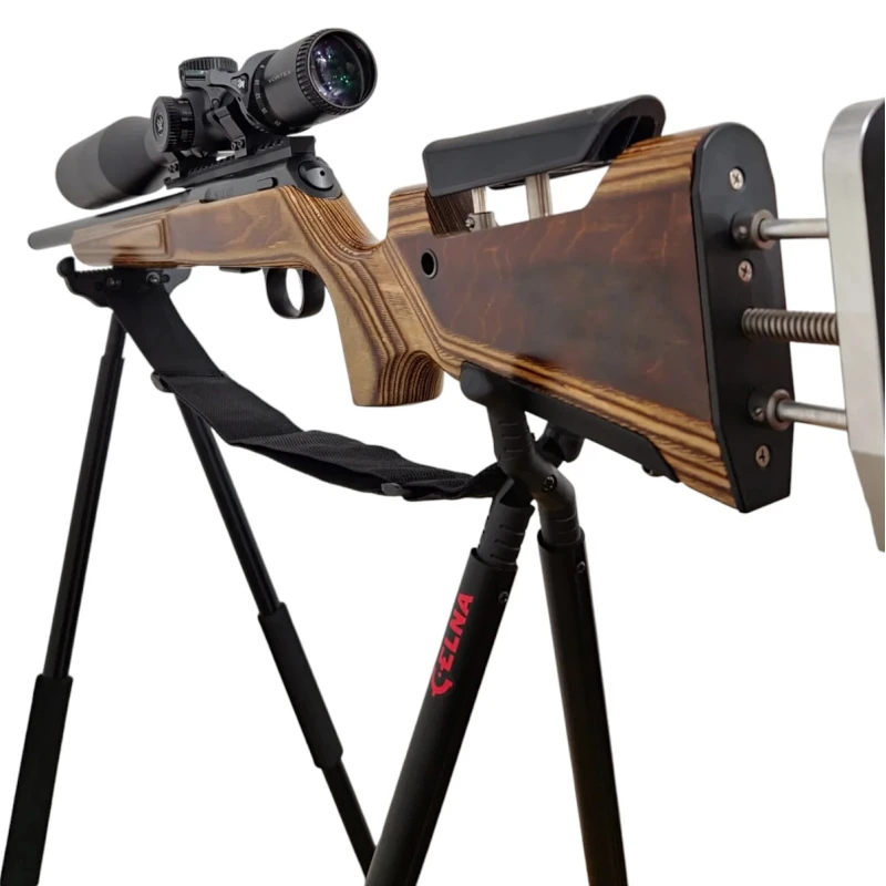 Pastorał myśliwski Celna - 4 nogi, 2 punkty, czarny 