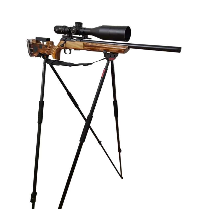 Pastorał myśliwski Celna - 4 nogi, 2 punkty, czarny 