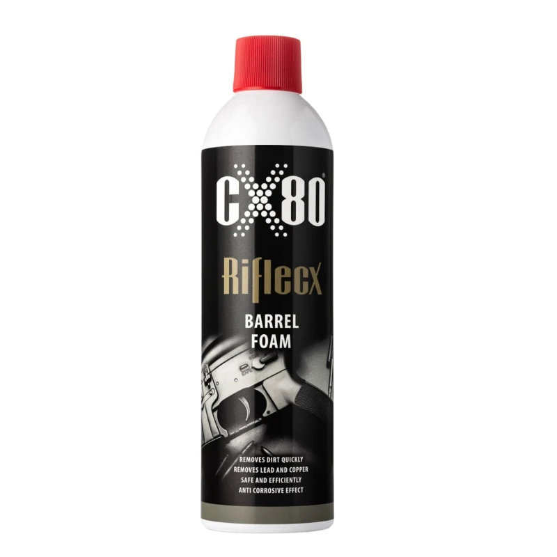 Pianka Barrel / Bore Foam do czyszczenia lufy z rurką aplikacyjną 500 ml Riflecx CX80