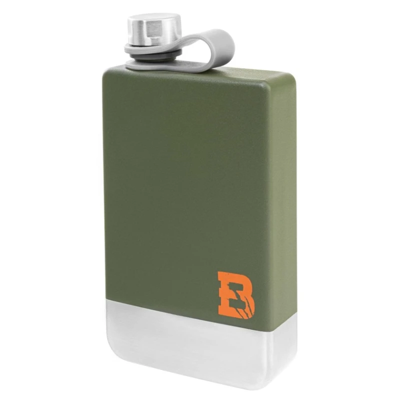 Piersiówka Badger Outdoor Hip Flask Jerry 266 ml olive stalowa