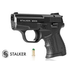 Pistolet hukowy alarmowo sygnałowy STALKER M906 BAS kal. .22 Long Blank do 6 mm czarny