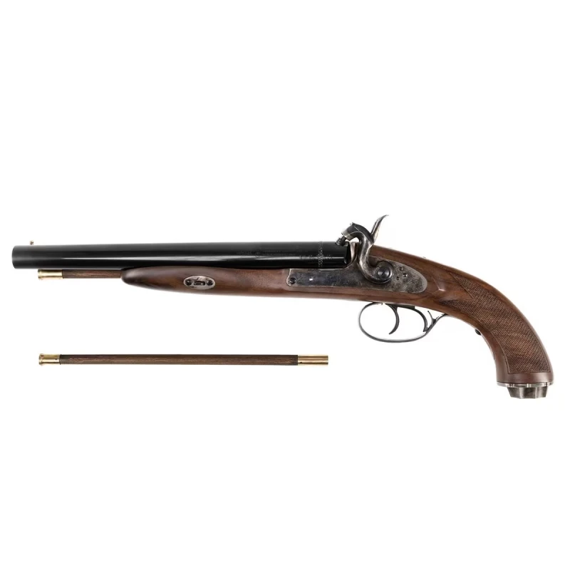 Pistolet Howdah Hunter Pedersoli kal.50 czarnoprochowy, dwulufowy S.358-50 -