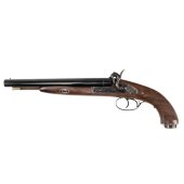 Pistolet Howdah Hunter Pedersoli kal.50 czarnoprochowy, dwulufowy S.358-50 -