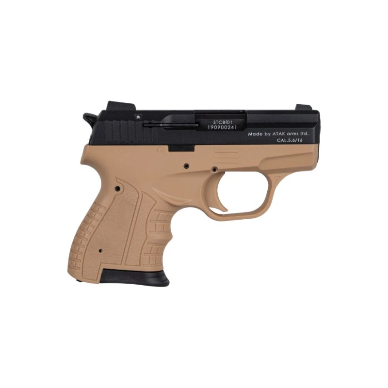 Pistolet hukowy alarmowo sygnałowy STALKER M906 BAS FDE TAN kal. .22 Long Blank do 6 mm 