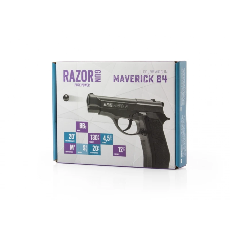 Pistolet RazorGun Maverick 84 na CO2 wiatrówka full metal