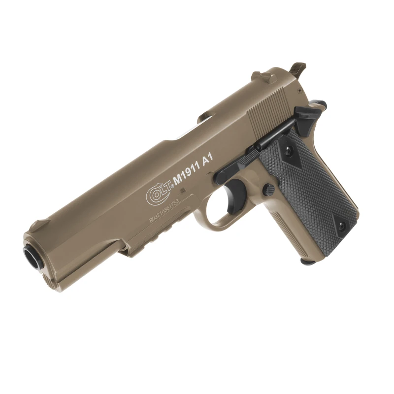 Pistolet sprężynowy ASG M1911A1 Cybergun Metal Slide - tan