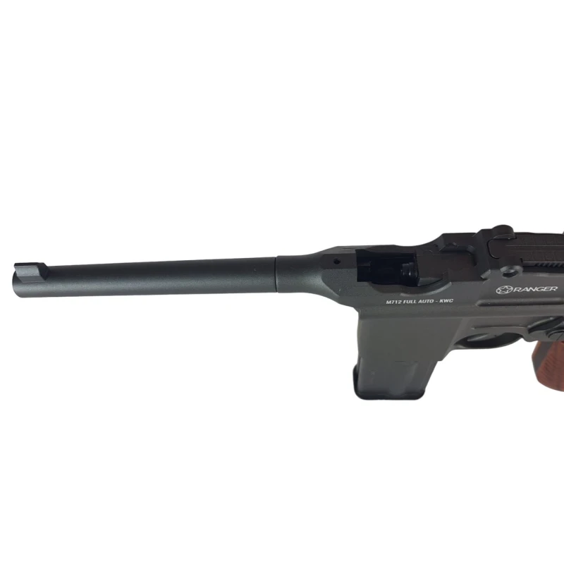 Pistolet wiatrówka RANGER M712 Broomhandle CO2 FULL AUTO Blowback 4,5mm 19-strzał. KWC C96