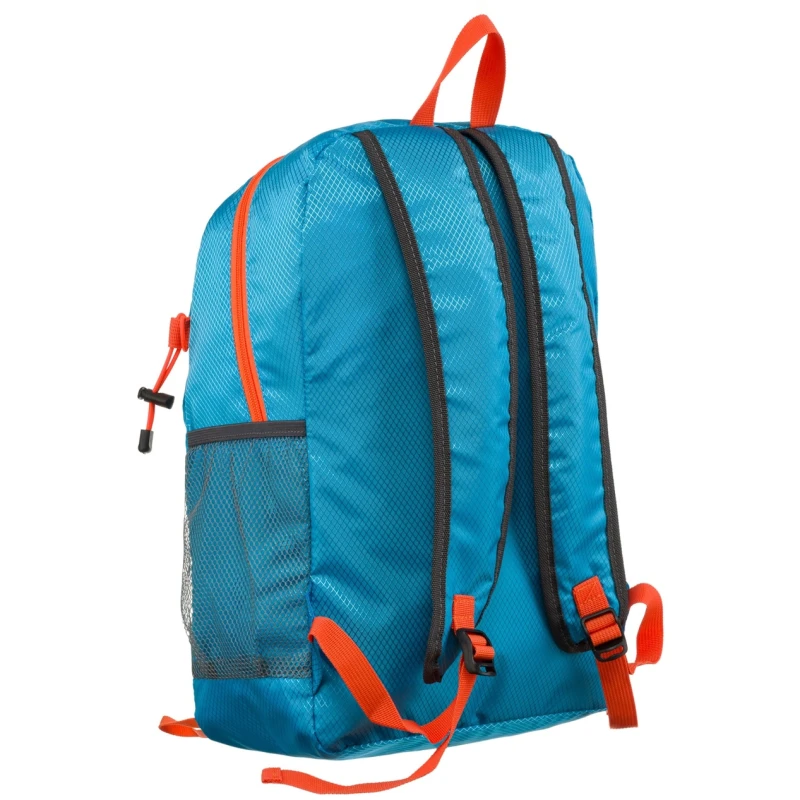 Plecak Peterson niebieski mały, turystyczny, składany w woreczku