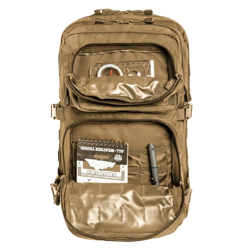 Plecak wojskowy taktyczny Mil-Tec US ASSAULT PACK LG 36L molle Coyote - pustynny