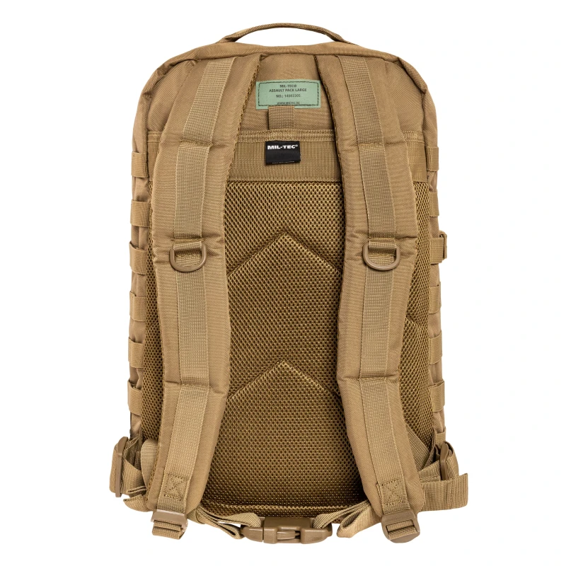 Plecak wojskowy taktyczny Mil-Tec US ASSAULT PACK LG 36L molle Coyote - pustynny
