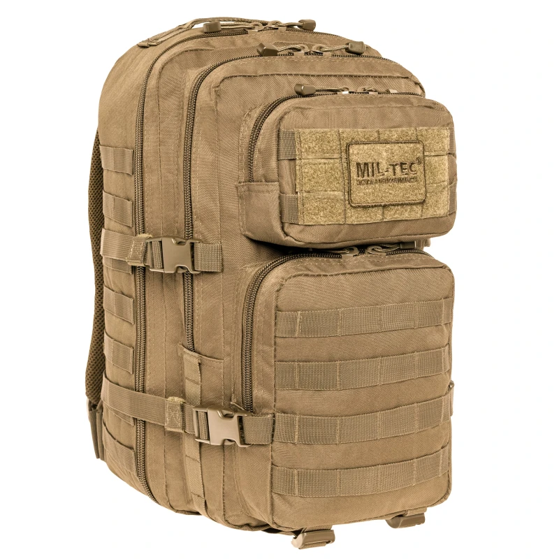 Plecak wojskowy taktyczny Mil-Tec US ASSAULT PACK LG 36L molle Coyote - pustynny