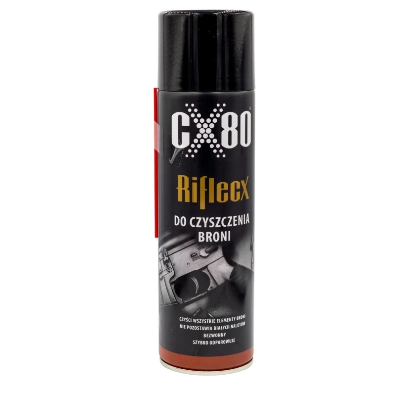 Gun Cleaner  płyn do czyszczenia broni CX80 Riflecx 500 ml zmywacz