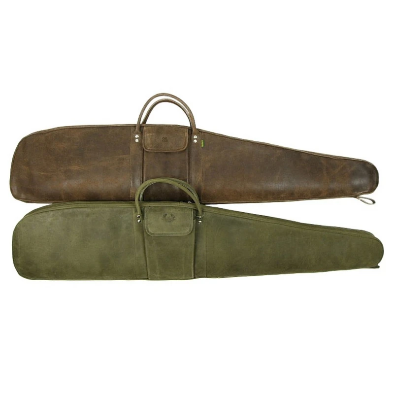 Pokrowiec skórzany na broń Garbacz FSL1D-44 127x28x6 cm olive, wyprzedaż