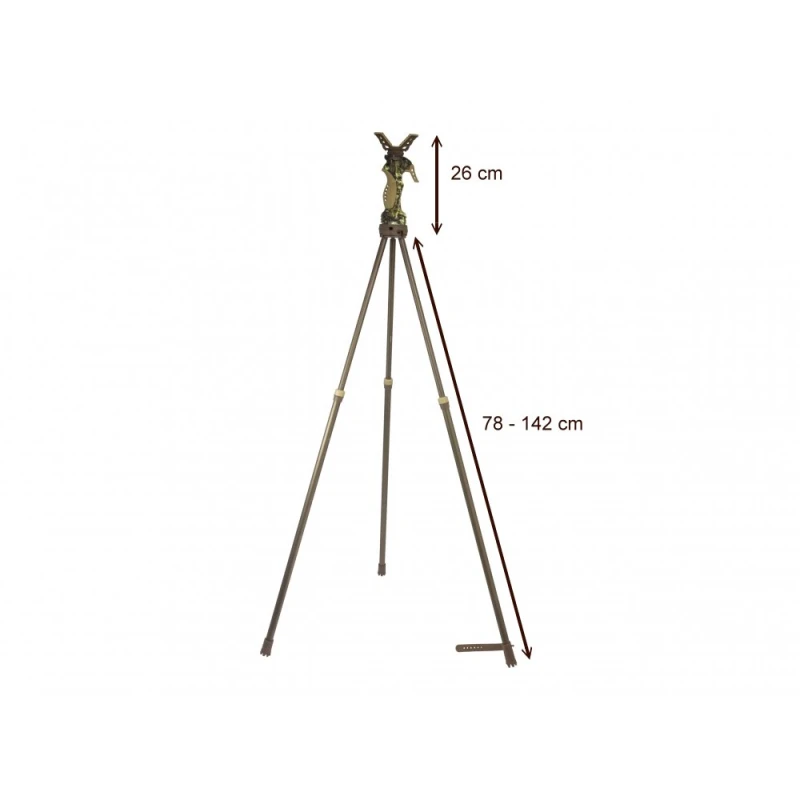 Primos Trigger Stick Gen III™ Deluxetall pastorał trójnóg tripod 24-62” 