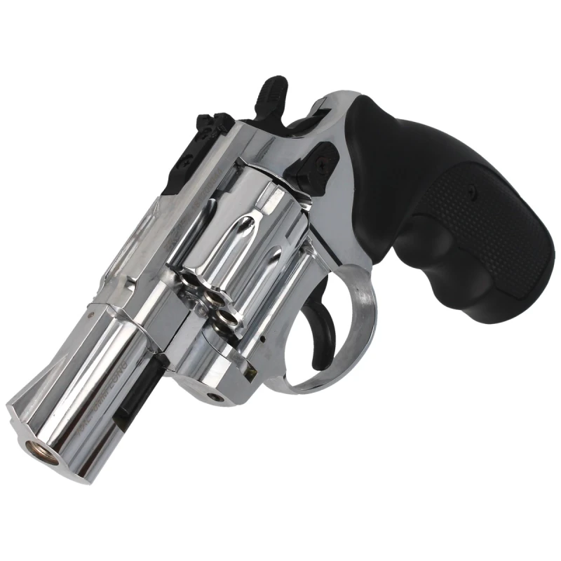 Rewolwer alarmowy hukowy ZORAKI K-6L BAS 2,5" 6mm long kal. .22 shiny chrome