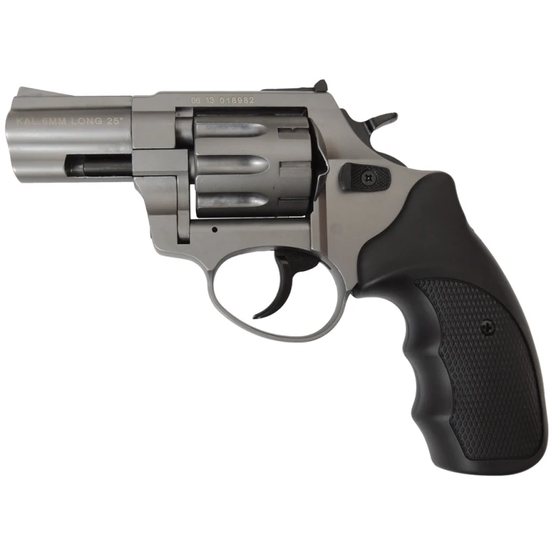 Najgłośniejszy Rewolwer hukowy alarmowy ZORAKI R1 K-6L BAS 2,5" kal. .22 lonng tytan