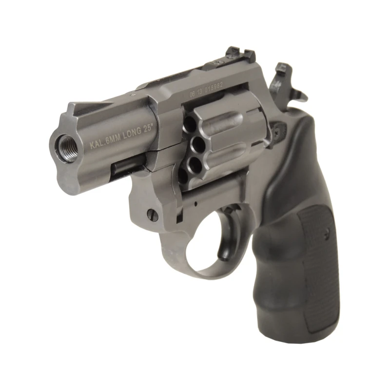 Najgłośniejszy Rewolwer hukowy alarmowy ZORAKI R1 K-6L BAS 2,5" kal. .22 lonng tytan