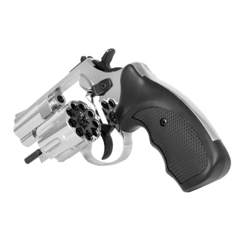 Rewolwer alarmowy hukowy ZORAKI K-6L BAS 2,5" 6mm long kal. .22 shiny chrome