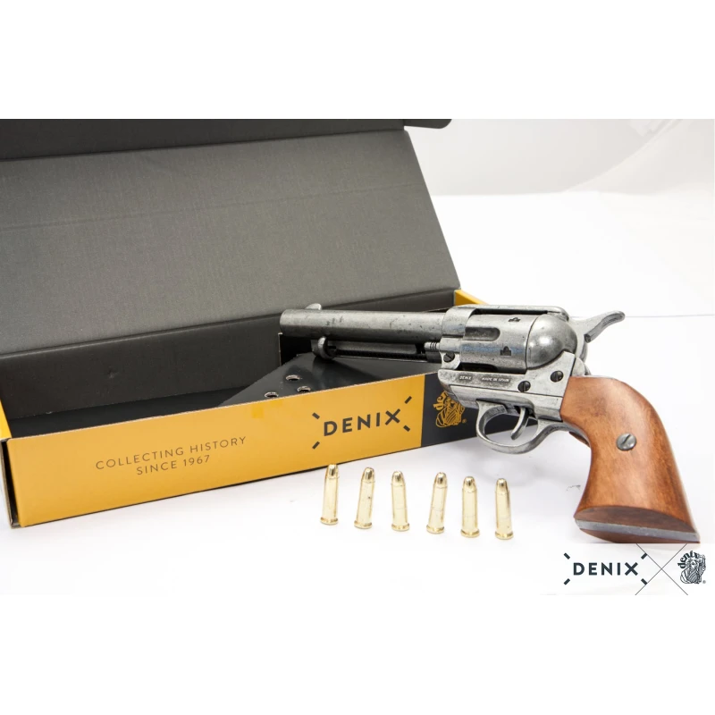 Rewolwer kawalerii USA Peacemaker Colt z nabojami Denix z nabojami - replika dekoracyjna