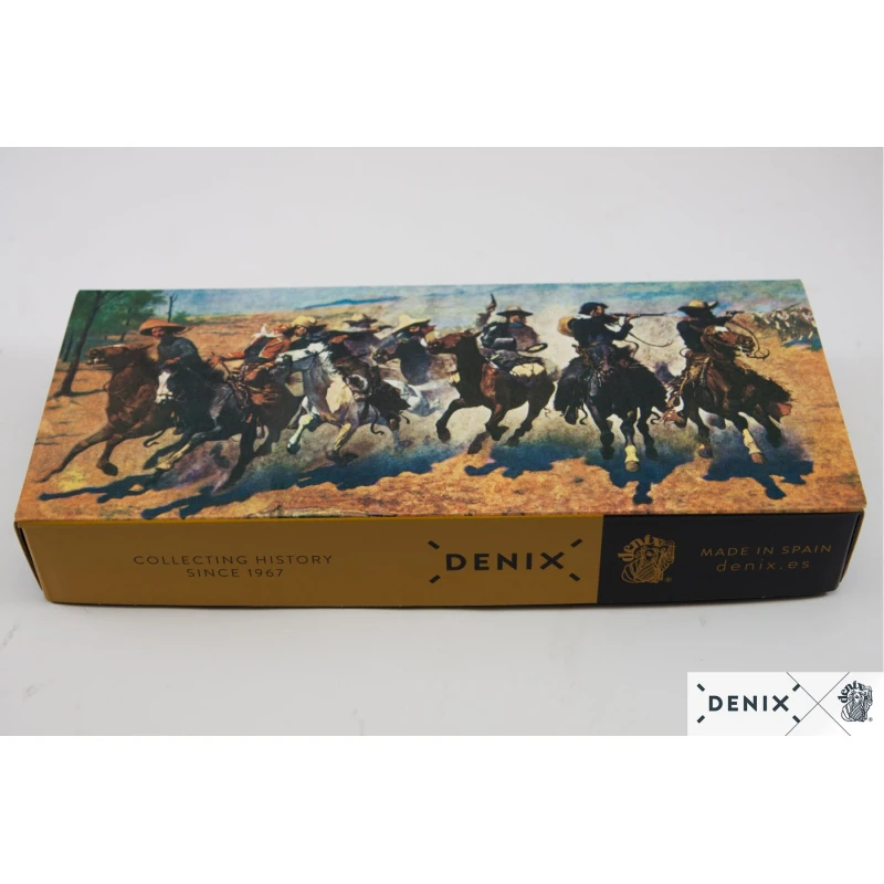 Rewolwer kawalerii USA Peacemaker Colt Denix z nabojami - replika dekoracyjna