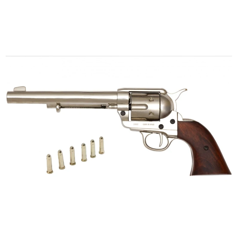 Rewolwer kawalerii USA Peacemaker Colt Denix z nabojami - replika dekoracyjna