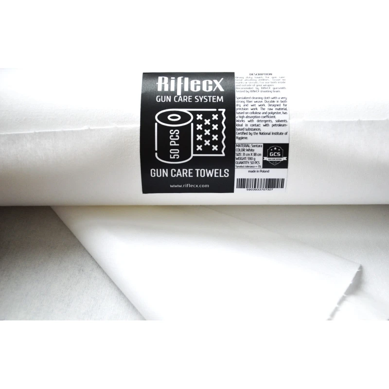 Riflecx Gun Care Towels 50 szt czyściwo do broni