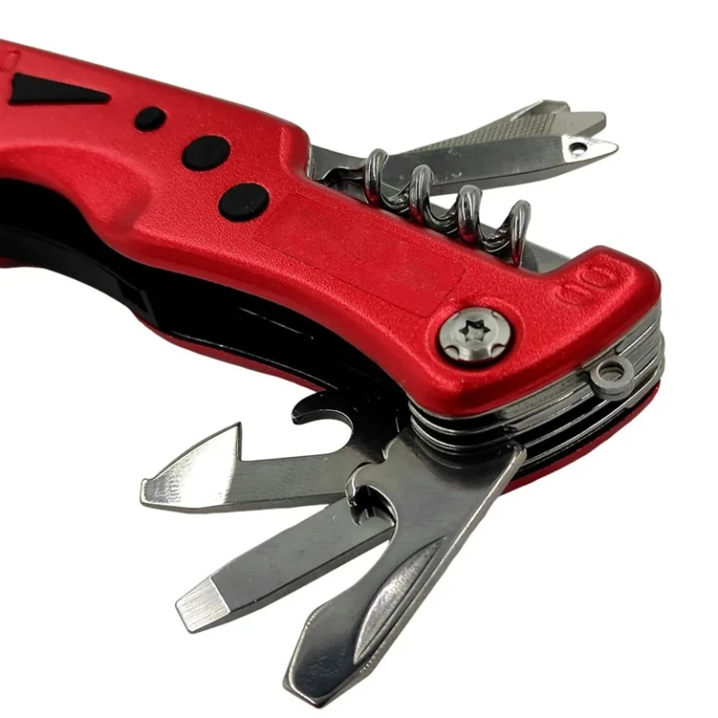 Scyzoryk Foxter latarka, piła, pilnik, śrubokręt, etui 12w1