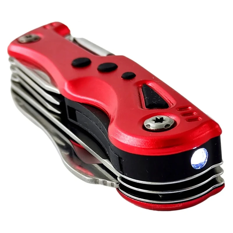 Scyzoryk Foxter latarka, piła, pilnik, śrubokręt, etui 12w1