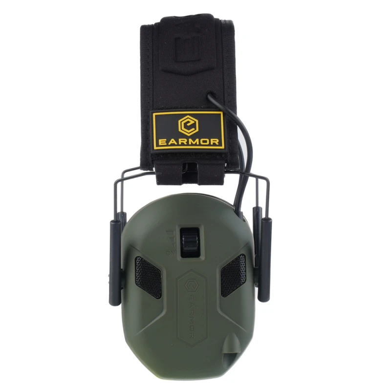 Słuchawki aktywne ochronniki słuchu Earmor M300X Licencja IPSC Foliage Green 