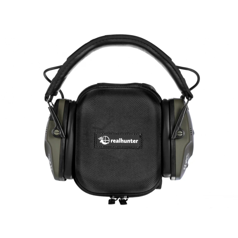 Słuchawki aktywne RealHunter ACTiVE ProShot BT Bluetooth, oliwkowe