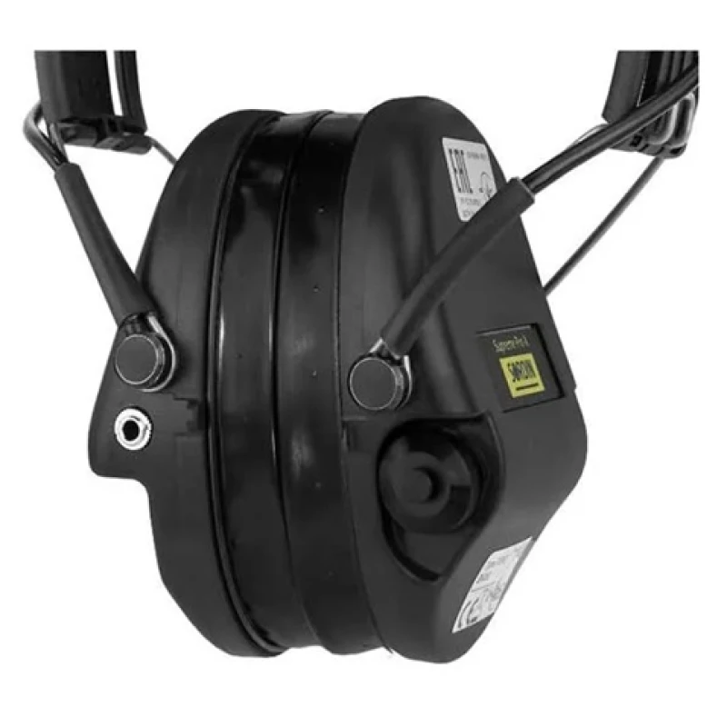 Słuchawki aktywne Sordin Supreme PRO X materiałowa czarna opaska, żelowe wkładki SOR75302-X-02-G-S