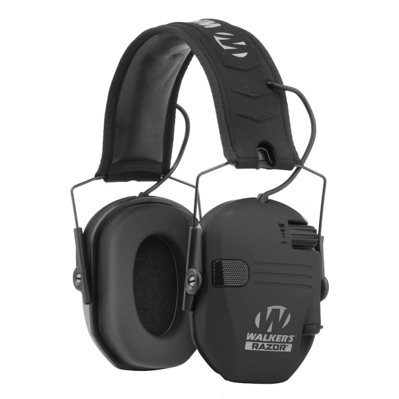 Słuchawki aktywne Walker\'s ochronniki słuchu Razor czarne GWP-RSEM