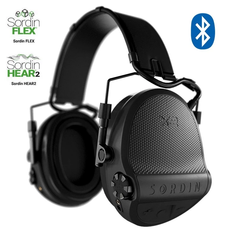 Słuchawki aktywne Sordin Supreme X2 BT slim, wkładki piankowe 302004-10P