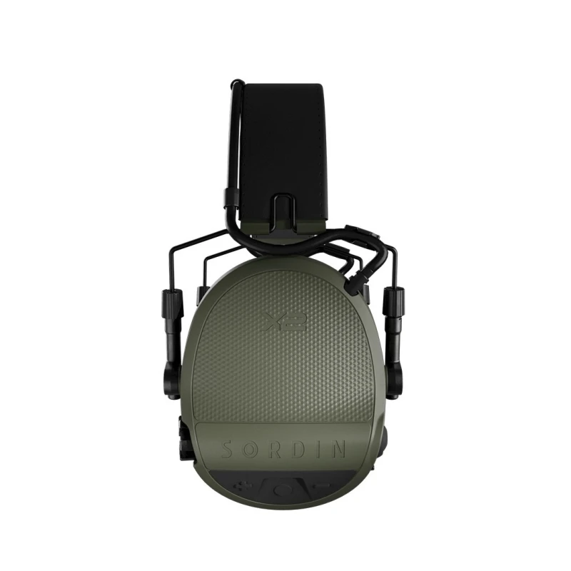 Słuchawki Sordin Supreme X2 BT aktywne, nagłowne, czarne slim, wkładki żelowe 302004-10G