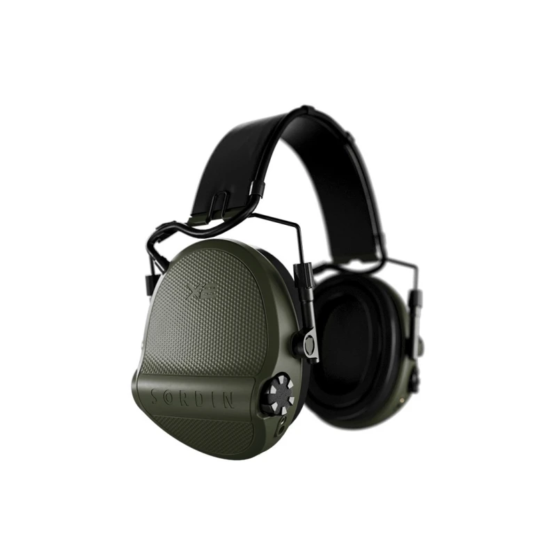 Słuchawki Sordin Supreme X2 BT aktywne, nagłowne, czarne slim, wkładki żelowe 302004-10G