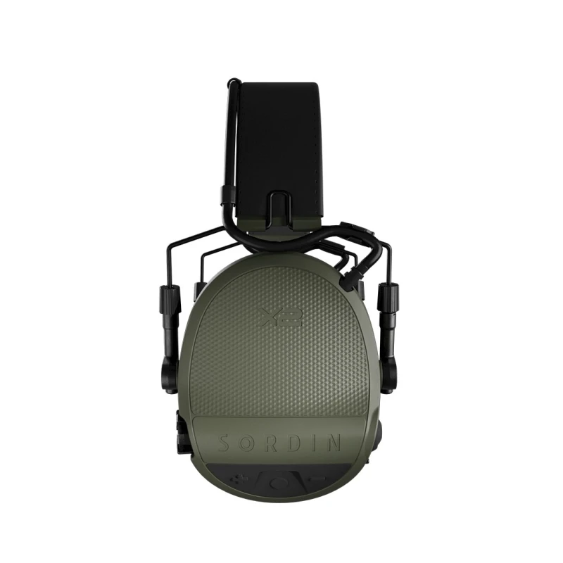 Słuchawki Sordin Supreme X2 BT, aktywne, nagłowne, zielone slim, wkładki piankowe 302006-10P