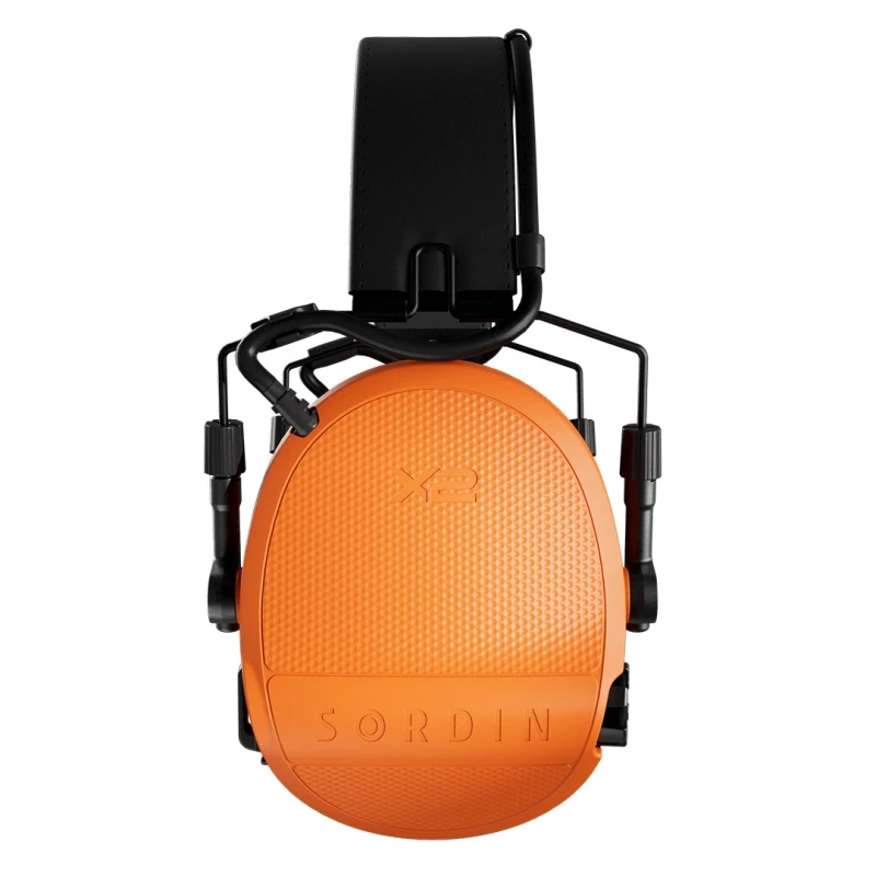 Słuchawki Sordin Supreme X2 BTaktywne, nagłowne, skórzana opaska, pomarańczowe slim, wkładki żelowe 302007-10G