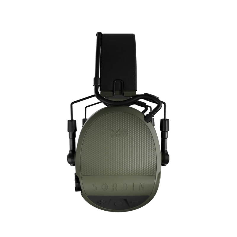 Słuchawki Sordin Supreme X2, nagłowne slim, wkładki żelowe, zielone 301006-10G