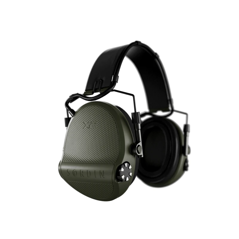 Słuchawki Sordin Supreme X2, nagłowne slim, wkładki żelowe, zielone 301006-10G